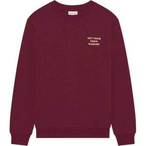 Drole de Monsieur, Heren, Sweatshirts & Hoodies, Rood, Maat: S Katoen,