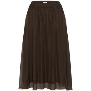 Saint Tropez, Dames, Rokken, Bruin, Maat: L Poliester,