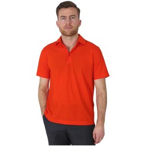Herno, Heren, Tops, Oranje, Maat: L Katoen,