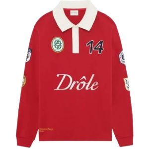Drole de Monsieur, Heren, Sweatshirts & Hoodies, Rood, Maat: L