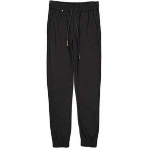 Philipp Plein, Heren, Broeken, Zwart, Maat: L Viscose,