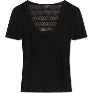Rag & Bone, Dames, Tops, Zwart, Maat: M