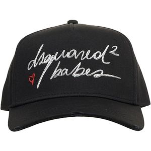 Dsquared2, Dames, Accessoires, Zwart, Maat: ONE Size Katoen,