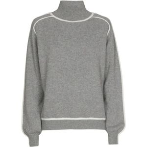 Marie Méro, Dames, Truien, Grijs, Maat: S Wol,