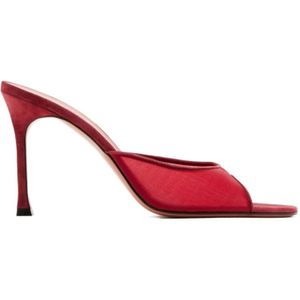 Amina Muaddi, Dames, Schoenen, Rood, Maat: 37 EU