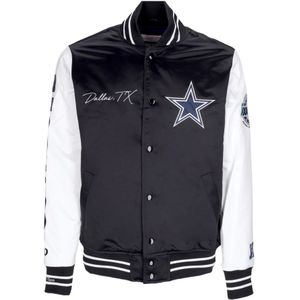 Mitchell & Ness, Heren, Jassen, Zwart, Maat: XL Poliester,