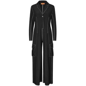 Stine Goya, Dames, Jumpsuits & Playsuits, Zwart, Maat: XS Jersey,