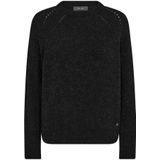 MOS MOSH - Trui - Zwart - Gebreide Truien