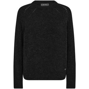 MOS MOSH - Trui - Zwart - Gebreide Truien