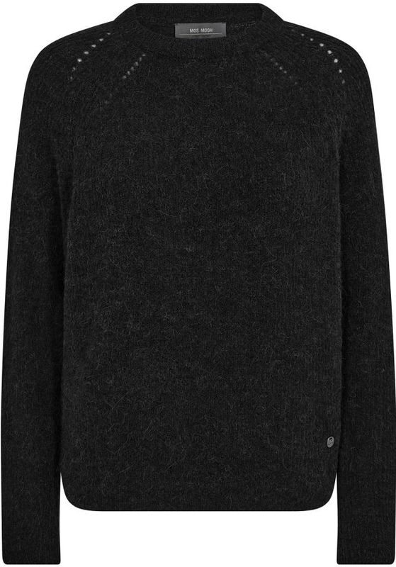 MOS MOSH - Trui - Zwart - Gebreide Truien
