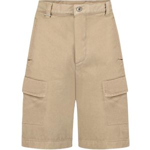 Flâneur, Heren, Korte broeken, Beige, Maat: S Katoen,