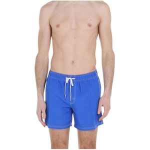 Sundek, Heren, Badkleding, Blauw, Maat: S Poliester,