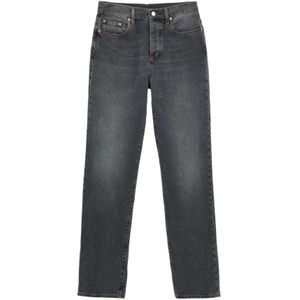 Gucci, Dames, Jeans, Grijs, Maat: W30 Denim,