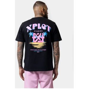 Xplct Studios, Heren, Tops, Zwart, Maat: M Katoen,