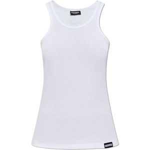 Dsquared2, Dames, Tops, Wit, Maat: XL