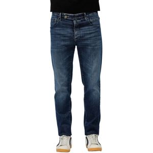 Incotex, Heren, Jeans, Blauw, Maat: W37 Leer,