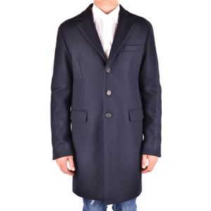 Dsquared2, Heren, Mantels, Blauw, Maat: L Wol,
