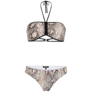 Roberto Cavalli, Dames, Badkleding, Bruin, Maat: M Polyamide,