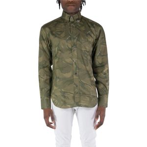 Tom Ford, Heren, Overhemden, Groen, Maat: L