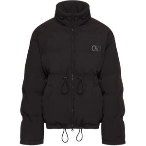 Valentino Garavani, Heren, Jassen, Zwart, Maat: L Polyamide,