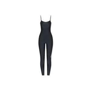 Balenciaga Jumpsuit met logo , Black , Dames , Maat: XS