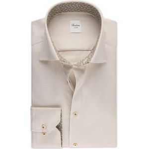 Stenströms, Heren, Overhemden, Beige, Maat: 2XL Katoen,