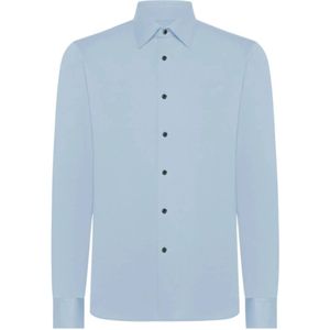 Rrd, Heren, Overhemden, Blauw, Maat: L Katoen,