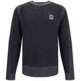 Belstaff, Heren, Truien, Grijs, Maat: L Wol,