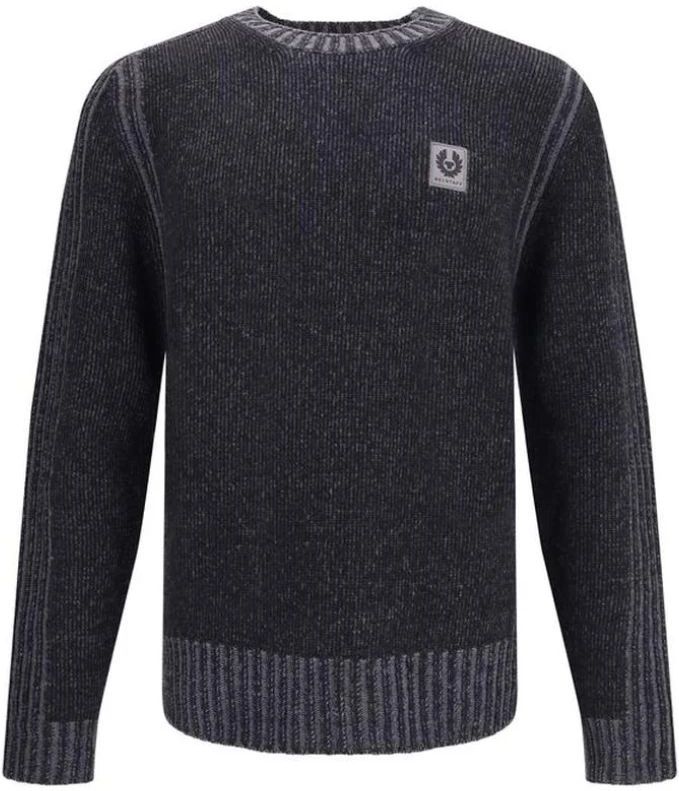 Belstaff, Heren, Truien, Grijs, Maat: L Wol,