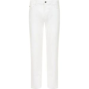 Hugo, Heren, Jeans, Wit, Maat: W36 Leer,