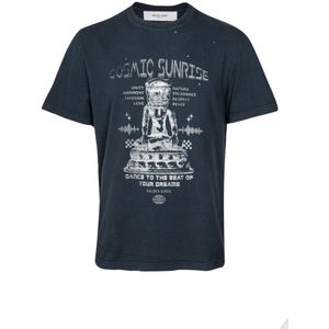 Golden Goose - Distressed T-shirt - Grijs - Katoen