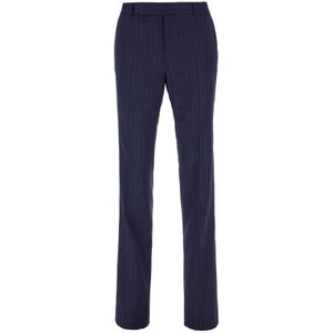 Givenchy, Heren, Broeken, Blauw, Maat: M Wol,