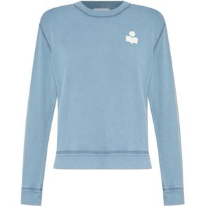 Isabel Marant, Dames, Sweatshirts & Hoodies, Blauw, Maat: 2XS