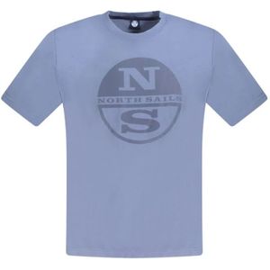 North Sails, Heren, Tops, Blauw, Maat: L Katoen,