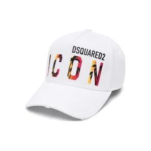 Dsquared2 Caps , White , Heren , Maat: ONE Size
