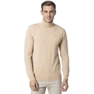 Karl Lagerfeld, Heren, Truien, Beige, Maat: 2XL Wol,
