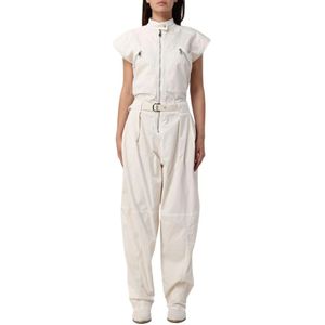 Pinko, Dames, Jumpsuits & Playsuits, Wit, Maat: XS Katoen,