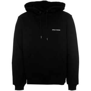 Daily Paper, Heren, Sweatshirts & Hoodies, Zwart, Maat: L Katoen,