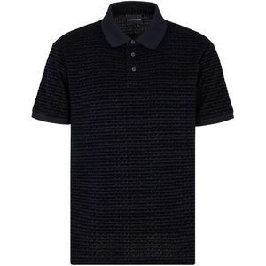 Emporio Armani, Heren, Tops, Blauw, Maat: L