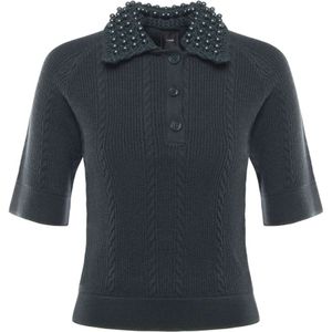 Pinko, Dames, Tops, Groen, Maat: M Acryl,
