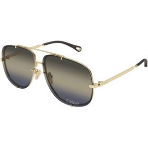 Chloé - Zonnebril - Geel - 62 MM
