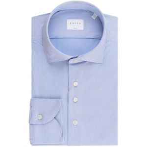 Xacus, Heren, Overhemden, Blauw, Maat: XL Leer,