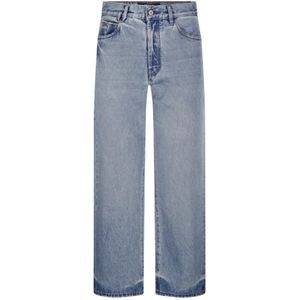 Jacquemus, Heren, Jeans, Blauw, Maat: W33 Katoen,