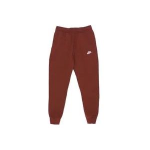 Nike Bruine Streetwear Jogger Sweatpants , Brown , Heren , Maat: XS