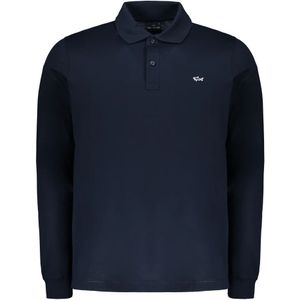 Paul & Shark, Heren, Tops, Blauw, Maat: S Katoen,