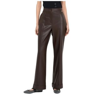 Liu Jo, Dames, Broeken, Bruin, Maat: XS