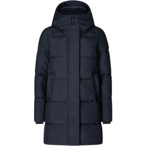 Save The Duck, Dames, Mantels, Blauw, Maat: XS Leer,