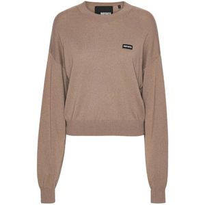 Rotate Birger Christensen, Dames, Truien, Bruin, Maat: L Wol,