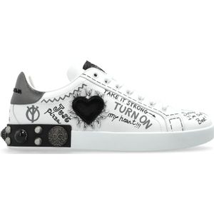 Dolce & Gabbana, Heren, Schoenen, Wit, Maat: 39 EU Leer,