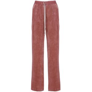 Rick Owens, Dames, Broeken, Rood, Maat: S Viscose,